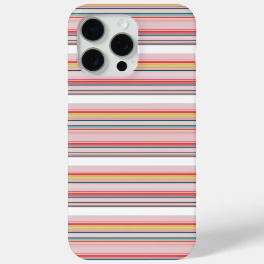 Mooie moderne kleurrijke strepen Case-Mate iPhone case (Achterkant)