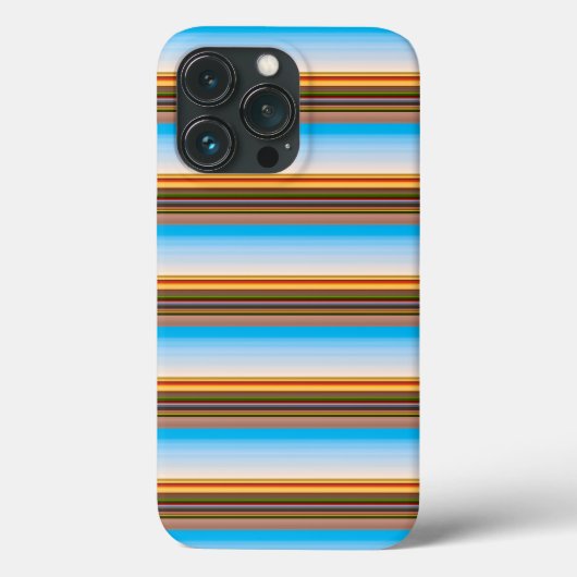 Mooie moderne kleurrijke strepen Case-Mate iPhone case (Achterkant)