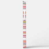 Mooie moderne kleurrijke strepen Case-Mate iPhone case (Achterkant / Links)
