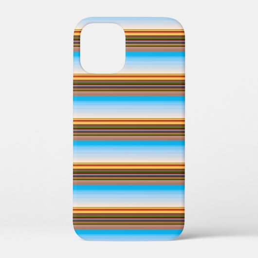 Mooie moderne kleurrijke strepen Case-Mate iPhone case (Achterkant)