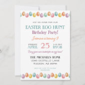 Mooie moderne meisjes- of jongens Pasen verjaardag Kaart (Voorkant)