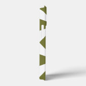 Mooie moderne monogram naam trendy groen Case-Mate iPhone case (Achterkant / Rechts)
