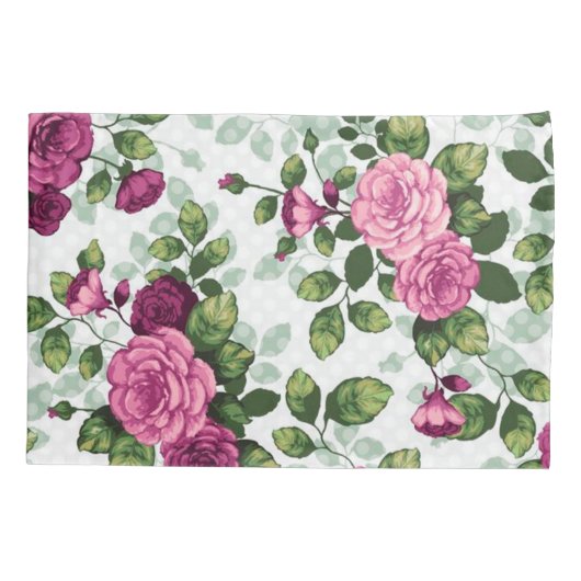 Mooie moderne Paarse bloem Kussensloop (Achterkant)