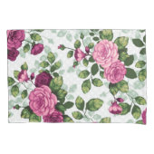 Mooie moderne Paarse bloem Kussensloop (Voorkant)