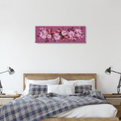 Mooie moderne roze kersenbloesem canvas afdruk (Insitu (Slaapkamer))