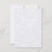 Mooie moderne script | Dankjewel fotokaart RSVP Kaartje (Achterkant)