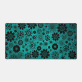 Mooie moderne trendy meisjesachtige koele bloempat bureaumat (Voorkant)