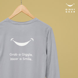 Mooie moderne typografie glimlach eenvoudig t-shirt