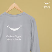 Mooie moderne typografie glimlach eenvoudig t-shirt