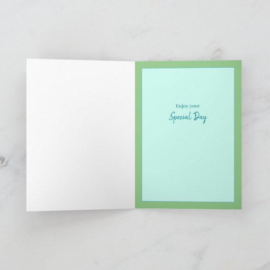 Mooie, moderne ventilatorkaart kaart (Binnen)