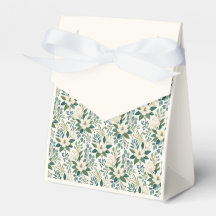 Mooie Moderne Witte Bloemen en Bessen
