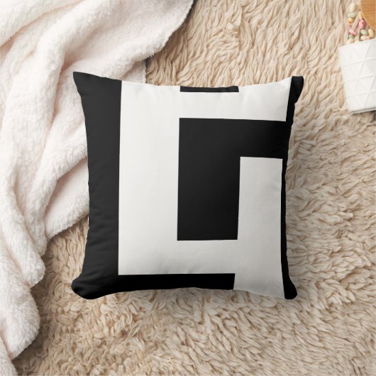 Mooie moderne zwart-wit 2 kussen (Deken)