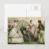Mooie Modes van 1859 Briefkaart (Voorkant / Achterkant)