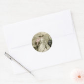 Mooie Modes van 1859 Ronde Sticker (Envelop)