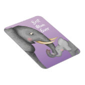 Mooie moeder & baby olifant magneet (Rechterzijde)