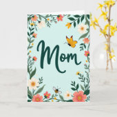 Mooie Moeder Bloem Kunstkaart Kaart (Gele Bloem)