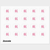 Mooie Moeder Elegante Bloemhart Typografie G Hart Sticker (Vel)