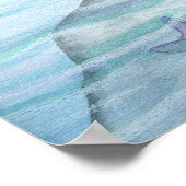 Mooie moeder en Baby Zeemeermin Poster (Hoek)