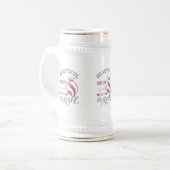 Mooie moeder is een engel bierpul (Voorkant links)