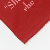 Mooie Moeder Rood Fleece Deken (Hoek)