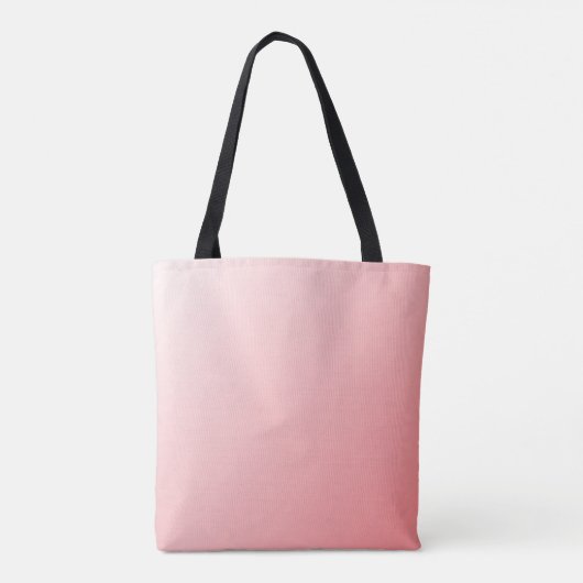 Mooie Moeder Roze Ombre Tote Bag (Achterkant)