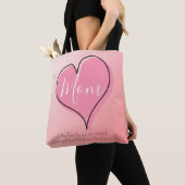 Mooie Moeder Roze Ombre Tote Bag (Dichtbij)