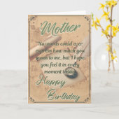 Mooie moeder verjaardag Kaart (Gele Bloem)