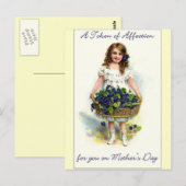 Mooie Moederdag Briefkaart (Voorkant / Achterkant)