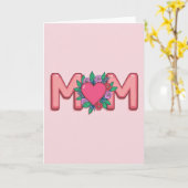 Mooie Moederdag briefkaart (Gele Bloem)