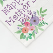 Mooie Moederdag Cadeau Fleece Deken (Hoek)