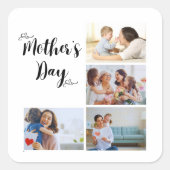 Mooie Moederdag cadeau Sticker (Voorkant)