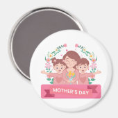 Mooie Moederdag Cadeaummagneet Magneet (Voorkant / Achterkant)