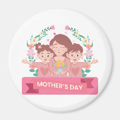Mooie Moederdag Cadeaummagneet Magneet (Voorkant)