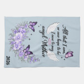 Mooie Moederdag Engel Moeder Theedoek (Horizontaal)