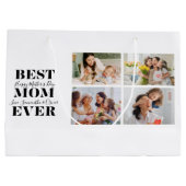 Mooie Moederdag Gift Bag Groot Cadeauzakje (Achterkant)