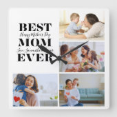 Mooie Moederdag Gift Muur Klok (Voorkant)