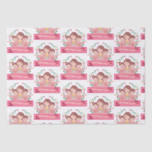 Mooie Moederdag Gift Tissue Papier (Voorkant)