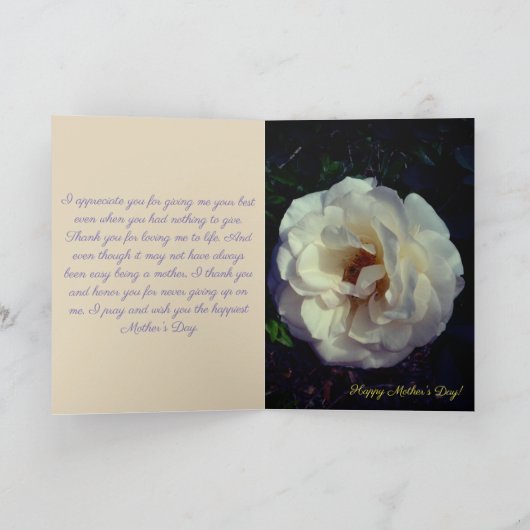 Mooie Moederdag Kaart (Binnen)