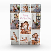 Mooie Moederdag Mom Dochter Collage Fotoblokken (Voorkant)