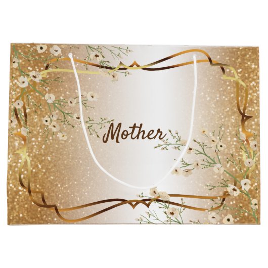 Mooie Moederdag - personaliseren Groot Cadeauzakje (Achterkant)