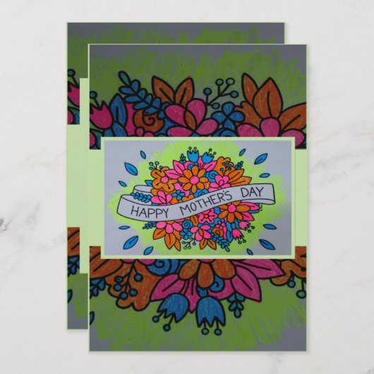 Mooie Moederdag Prayer Kaart (Voorkant / Achterkant)