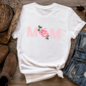 Mooie Moederdag van Roos mama T-shirt