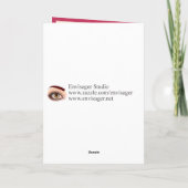 Mooie Moederdag Wenskaart met Damask Kaart (Achterkant)