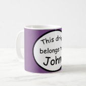 Mooie Mok - Deze drink behoort tot..... (Voorkant links)