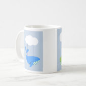 Mooie mok met een walvis (Voorkant links)