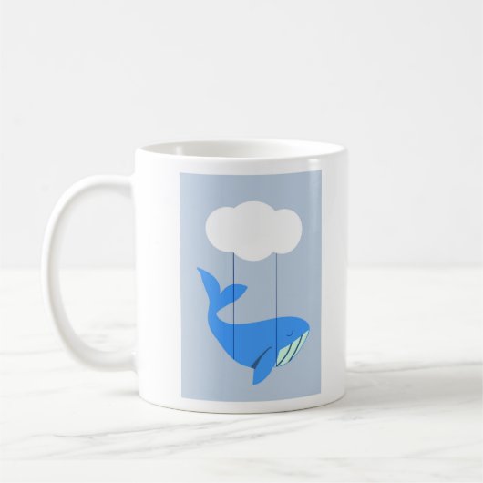Mooie mok met een walvis (Links)