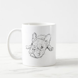 Mooie mok met Franse Bulldog, cadeau voor hondenmo