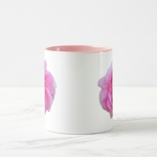 Mooie mok met natuurlijk roos (Midden)