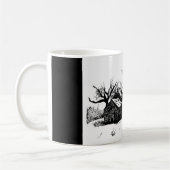 Mooie Mok met Winter Boerderij Scene (Links)