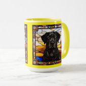 Mooie mok met zwarte labrador (Voorkant rechts)